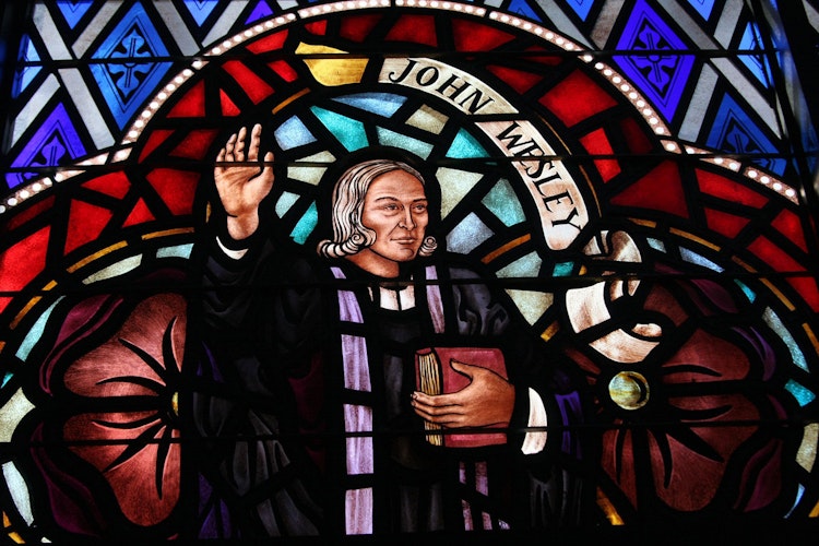06 15 Stained Glass John Wesley