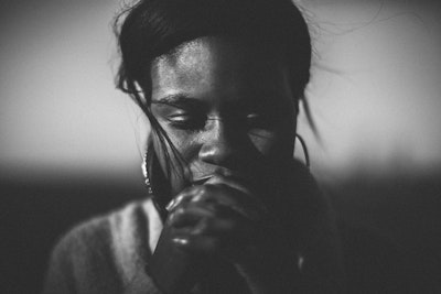 Black Woman Praying