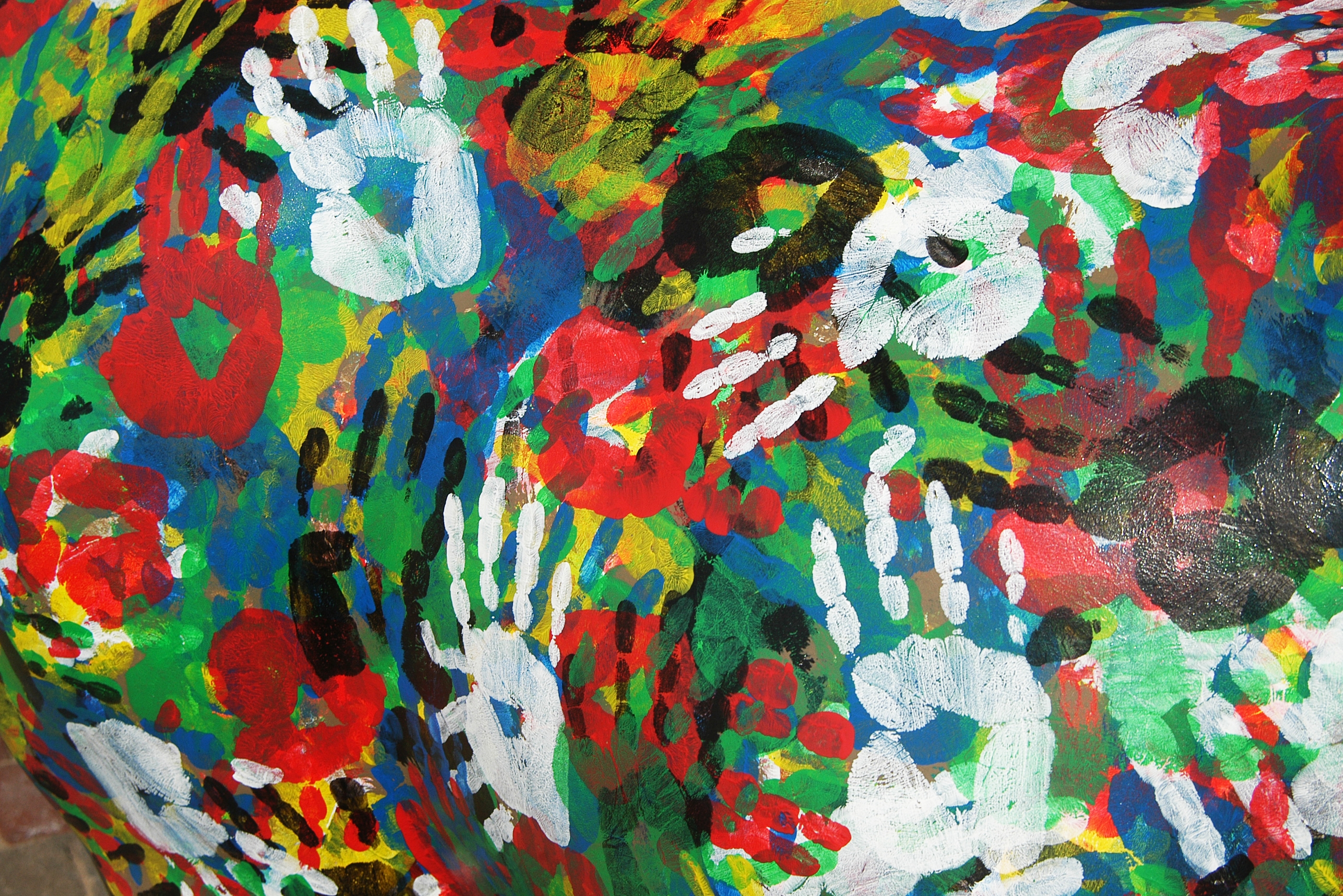 Colorful Handprints