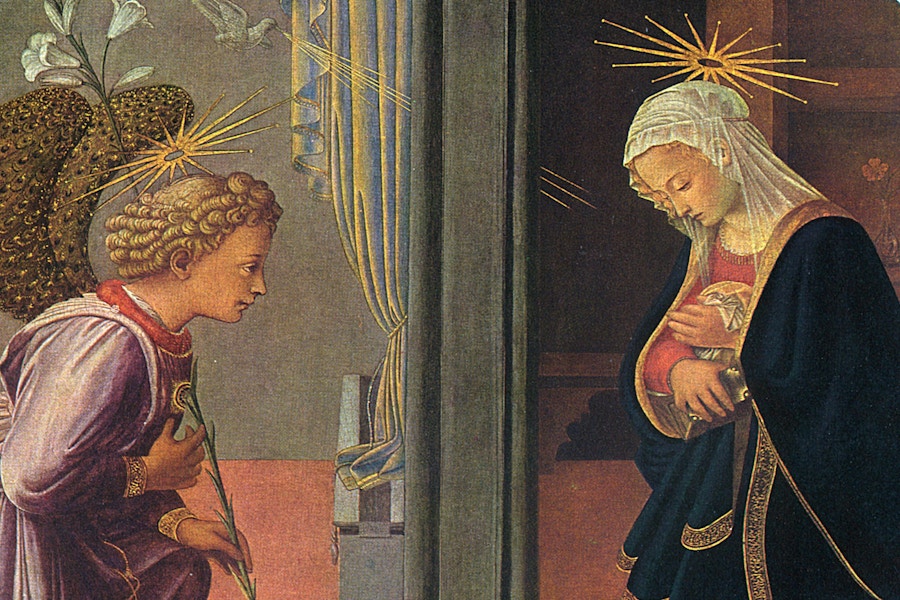 Featured Advent 2 Filippo Lippi Annunciation