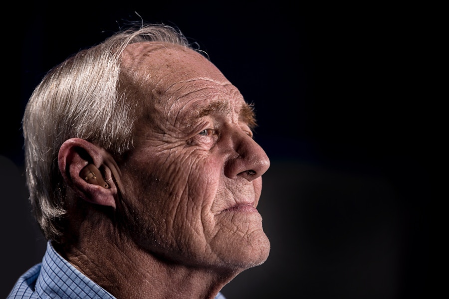 Older Man Listening