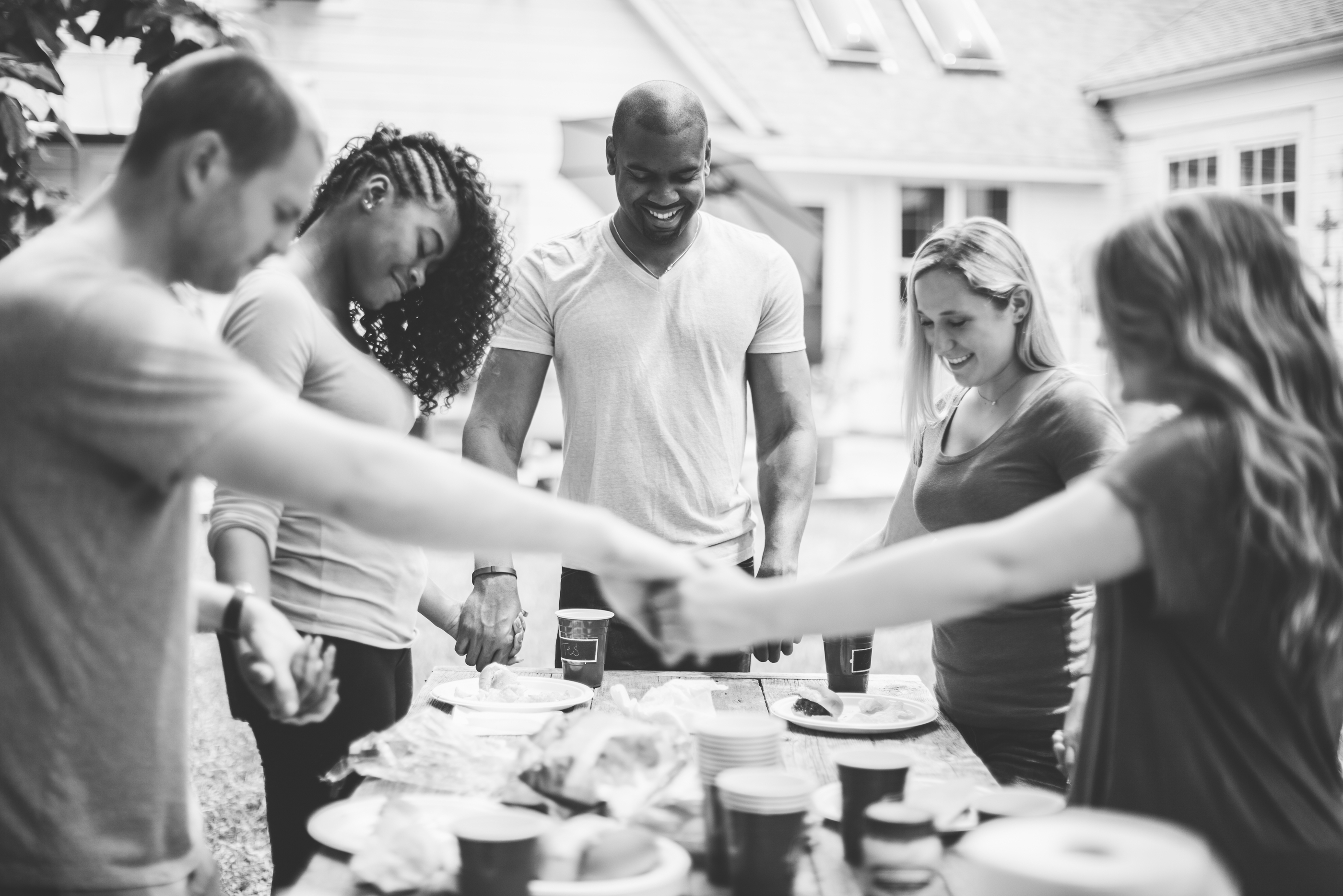 Praying Around Table