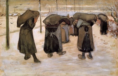 Vincentvangogh women miners carrying coal 1881 82